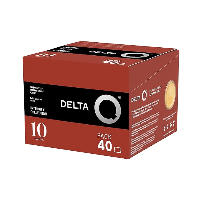 Delta Q Espresso Pods for Delta Q machines, Qalidus - Intensity 10, Notes of Caramel, XL Pack - 40