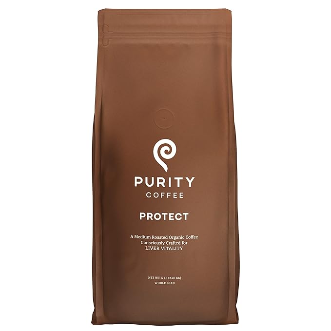 Purity Coffee PROTECT Highest Antioxidant Light-Medium Roast - USDA Certified Organic Specialty