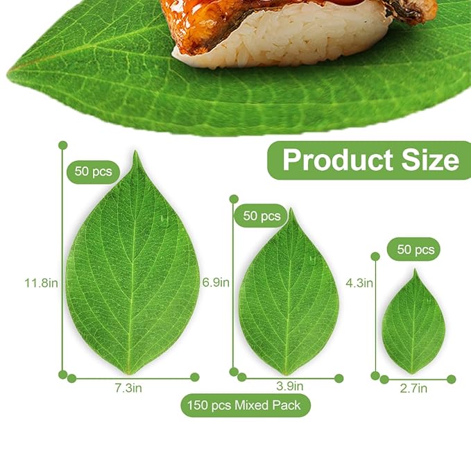 150 Pcs Green Leaf Parchment Paper, Cheese Board Paper for Charcuterie Serving, 50 Sheets 12" & 50