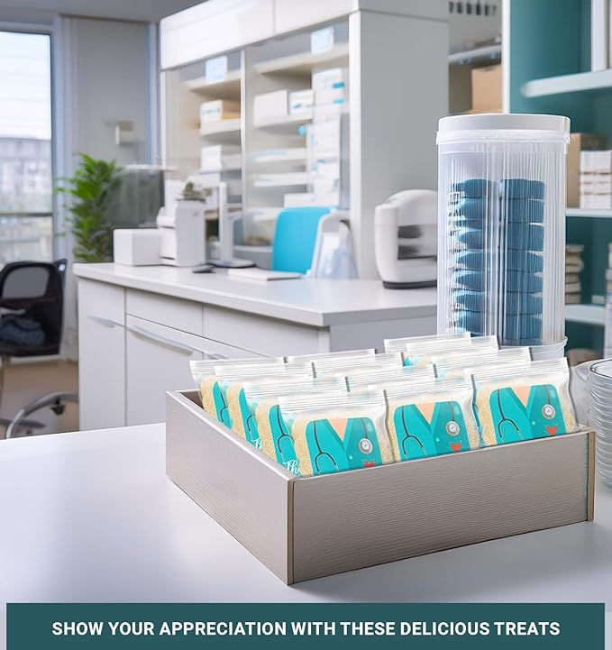 Thank You Doctor Nurse Cookies 24 Pack Themed Cookies Individually Wrapped | Healthcare Worker