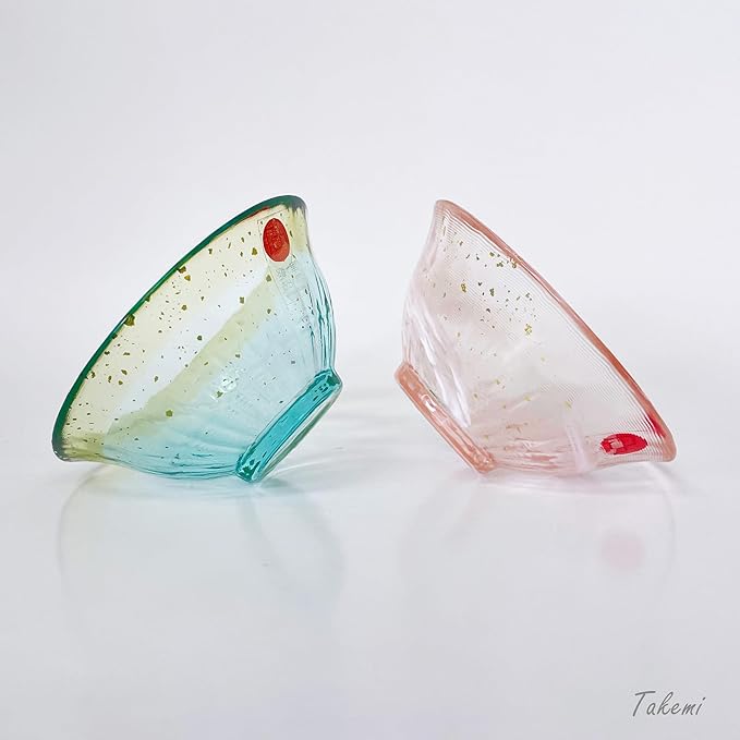 Japanese drinkware gift Handcrafted Mini Glass Set Elegant Japanese Sake Cups Perfect for Any
