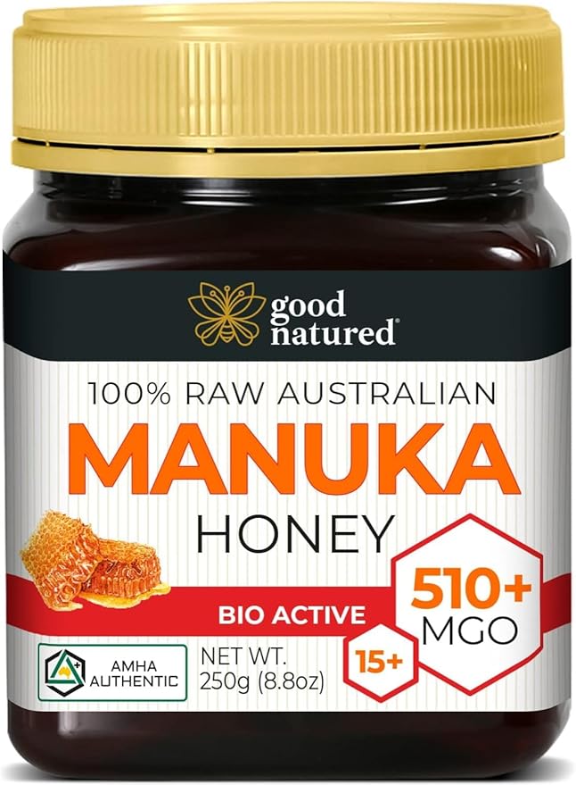 Good Natured Manuka Honey (MGO 510+) - High Grade Raw Manuka Honey Medical Grade, Non-GMO