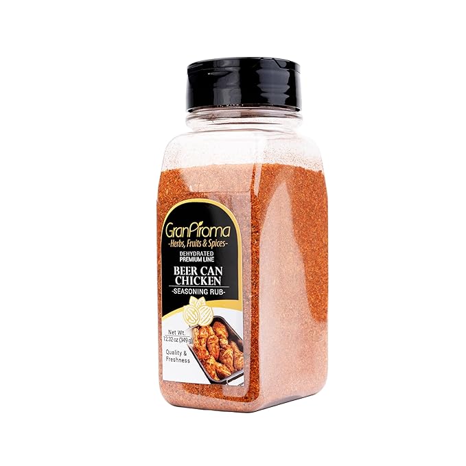 GranAroma Beer Can Chicken Rub, Savory & Spicy Blend, Seasoning for Grilled Chicken, Roasted