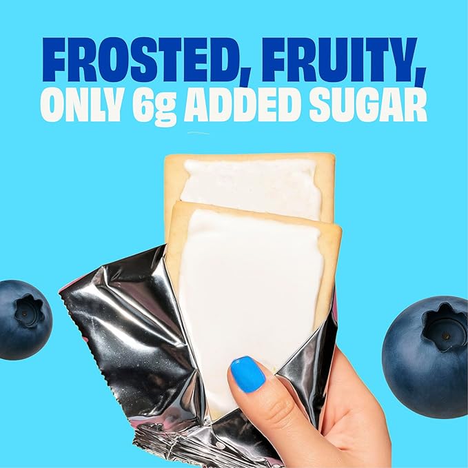 Smart Tart Toaster Pastries Wild Blueberry - Low Sugar Snacks, Healthy Breakfast Pastry, On the Go