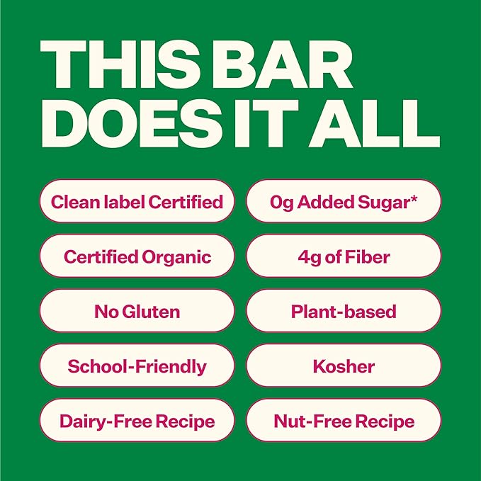 Yumi Organic Toddler Snacks Bars - Gluten-Free, No Added Sugar, 7+ Vegetables, Soft-Baked Crust