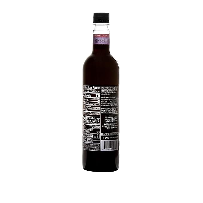 DaVinci Gourmet Classic Blueberry Syrup, 25.4 Fluid Ounces (Pack of 1)