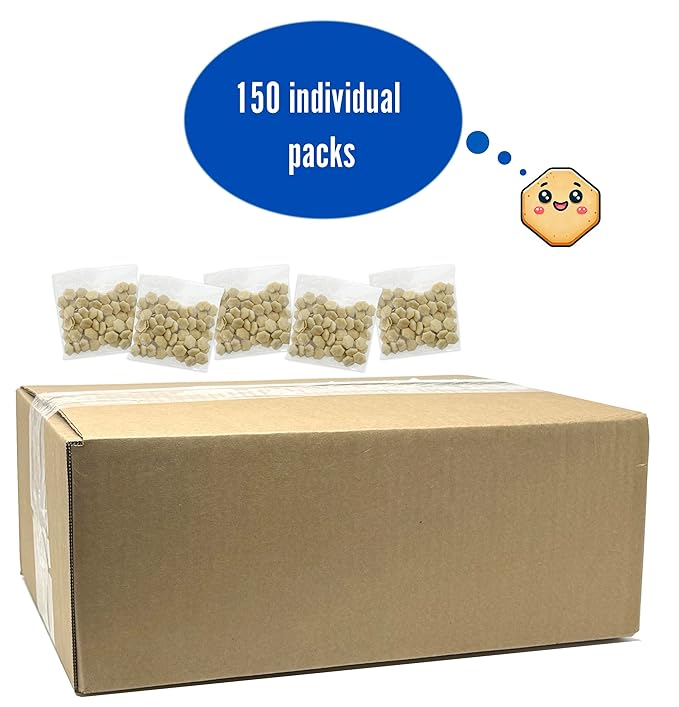 Oyster Crackers Individual Packages, Soup Crackers Oyster Crackers Bulk Pack of 150, Kosher Oyster