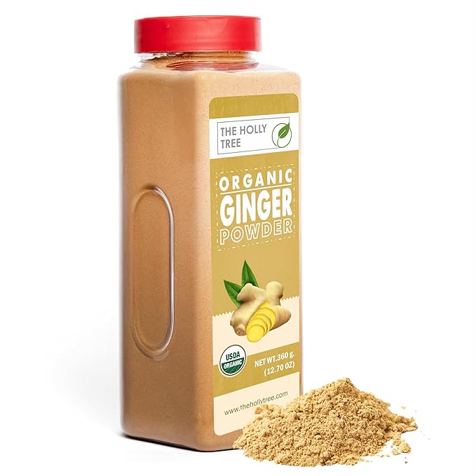 Organic Ginger Powder 12.70 oz – Ground Ginger Powder Organic for Cooking, Baking & Tea – Kosher
