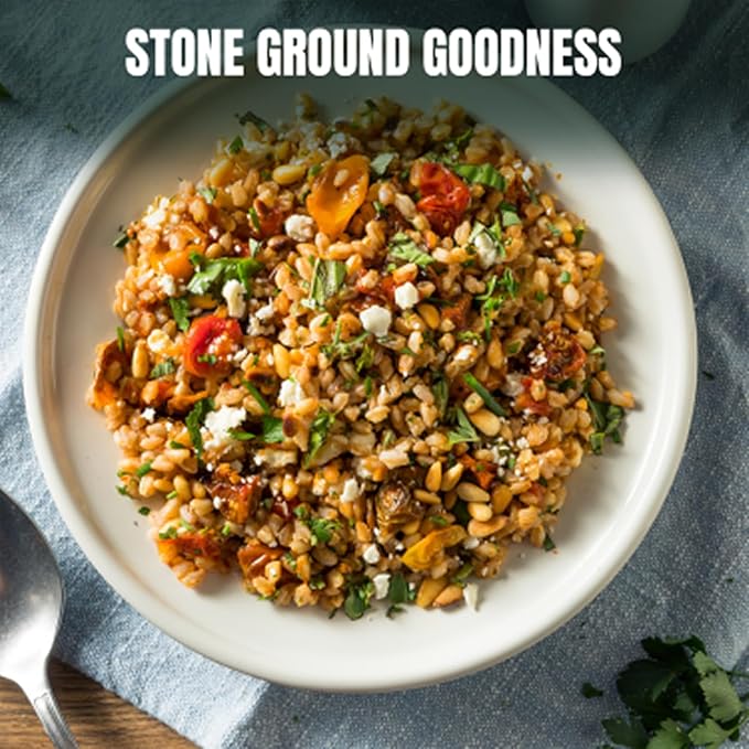 Marsh Hen Mill Farro Piccolo Semi Pearled Ancient Grains | Fast Cooking Farro Grain Organic | Ideal