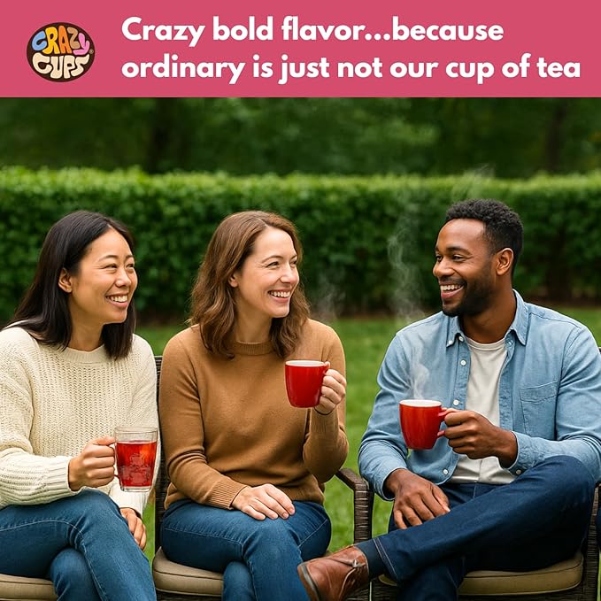Crazy Cups Hibiscus Berry & Spice Herbal Tea Pods, 22 Count, Caffeine Free, Kosher Certified