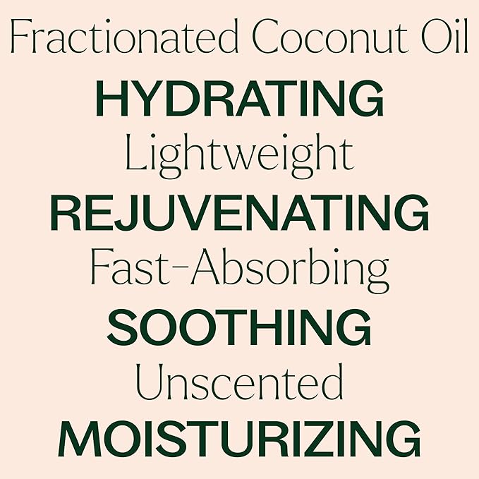 Plant Therapy Fractionated Coconut Oil for Skin, Hair, Body, Diluted Essential Oils, 100% Pure