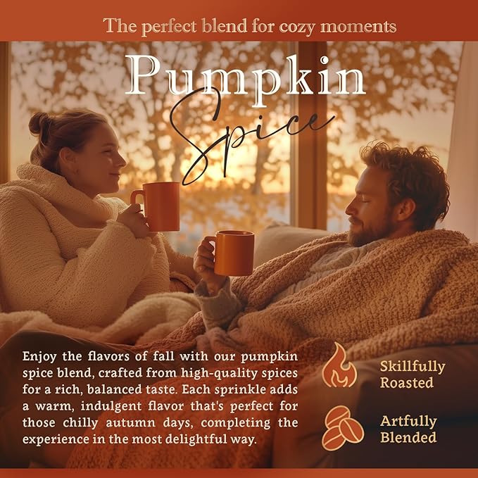 Flavored Ground Coffee ??Spice Pumpkin, 100% Arabica, Single Origin, Medium Roast, USDA Organic