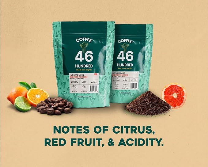 COFFEE 46 HUNDRED® Huehuetenango - Whole Bean Specialty Coffee from Guatemala - 100% Arabica Single