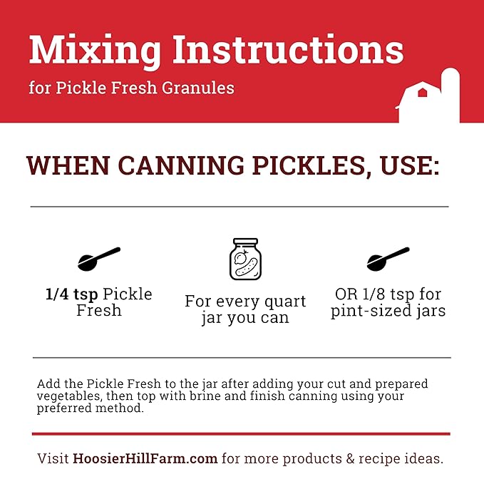 Hoosier Hill Farm Pickle Fresh Granules, 1.5LB (Pack of 1)