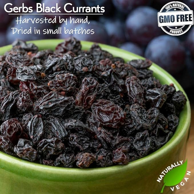 Gerbs Dried Zante Currants 4 lbs. | Unsulfured, No Additives, Resealable Bag | Naturally Bold &