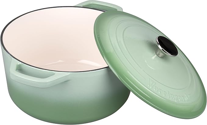 Enameled Cast Iron Dutch Oven Pot with Lid, for Bread Baking, Round Bread Oven- include Sourdough