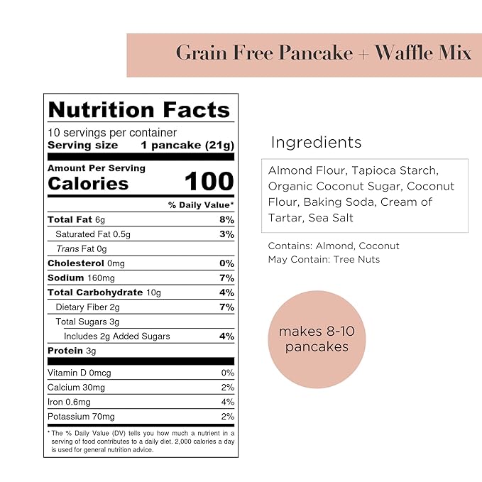 Stellar Eats Grain-Free Pancake & Waffle Mix | Gluten-Free, Dairy-Free, Plant-Based, Paleo-Friendly