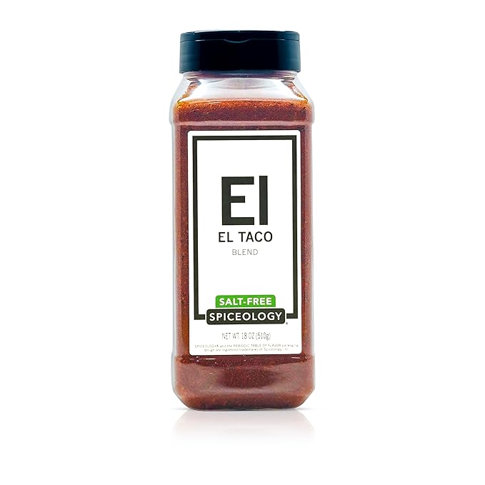 Spiceology - El Taco Salt-Free Taco Seasoning - Mexican Spice Blend - Use On: Tacos, Fajitas