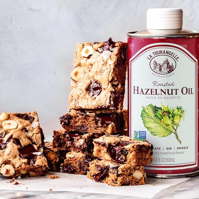 La Tourangelle, Roasted Hazelnut Oil, High-Oleic Oil Great for Baking, Stir-Frying, and