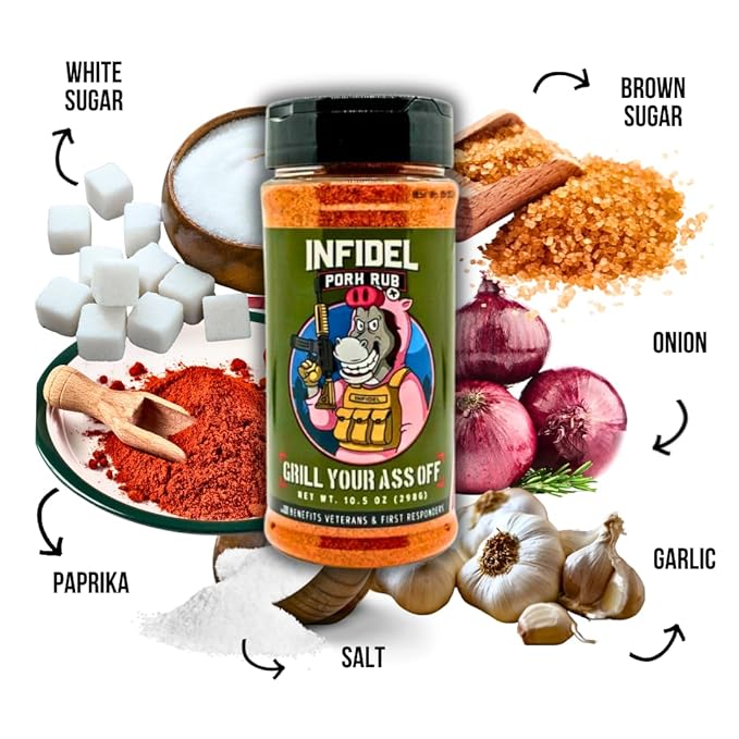 GYAO Pork Rub - 10.5oz Award-Winning BBQ seasonings and Rubs for Steaks, Burgers & Meats - BBQ Rubs