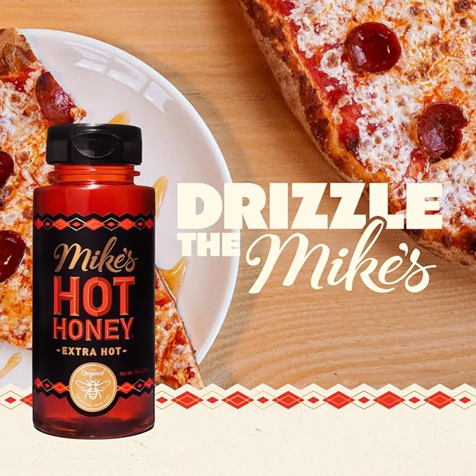 Mike's Hot Honey, Extra Hot, America's #1 Brand of Hot Honey, Spicy Honey Infused with Chili