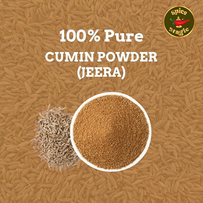 Spice Magic Cumin Powder (Jeera Powder) ~ 100% Pure, Aromatic & Natural I Gluten-Free I Non-GMO I