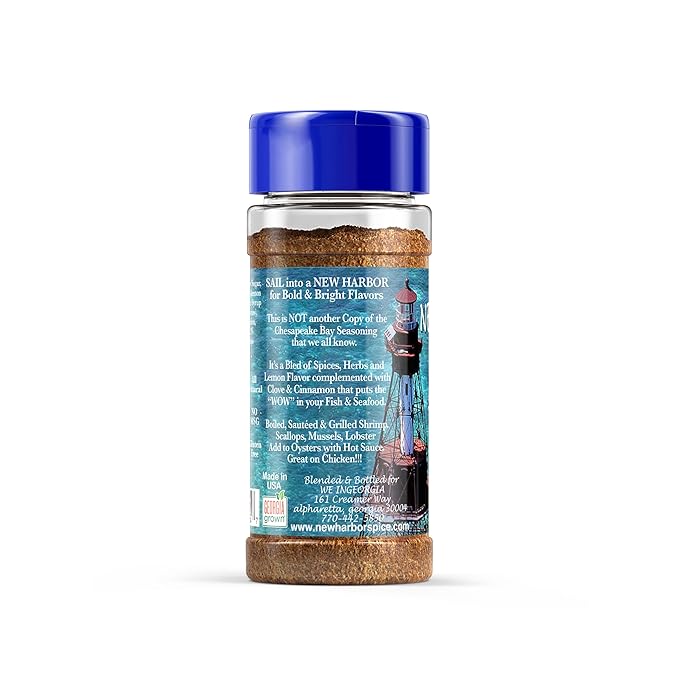 New Harbor Seasoning - Seafood | All Natural Seasoning | Perfect for Seafood Boils | Made in