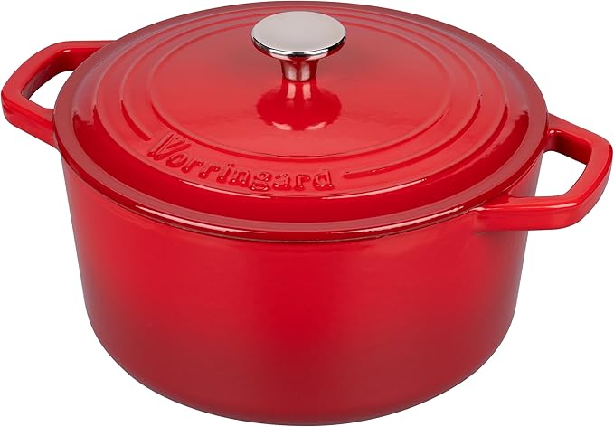 Enameled Cast Iron Dutch Oven Pot with Lid, for Bread Baking, Round Bread Oven- include Sourdough