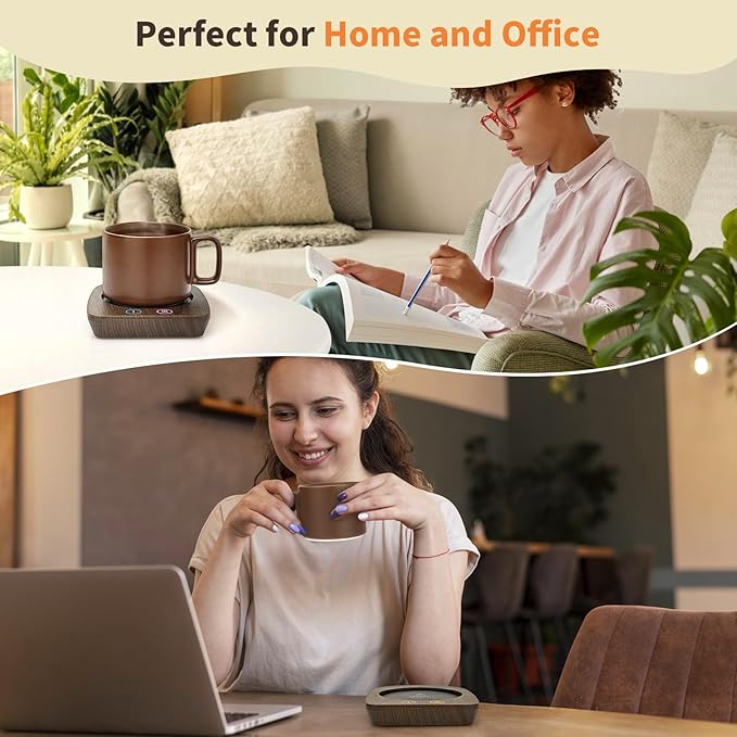 VOBAGA Coffee Warmer & Mug Warmer for Home Office Home Desk Use, Electric Cup Beverage Warmer with