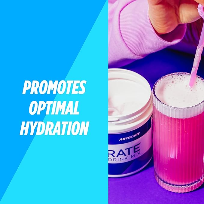 AdvoCare Rehydrate Electrolyte Drink Mix - Hydration & Recovery Drink with Sodium, Potassium & More