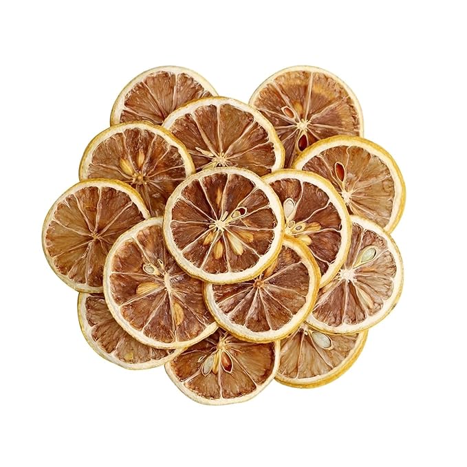 iGAOZM Dehydrated Dried Lemon Slices,3.52oz/100g,No Sugar Added,Natural Dried Lime