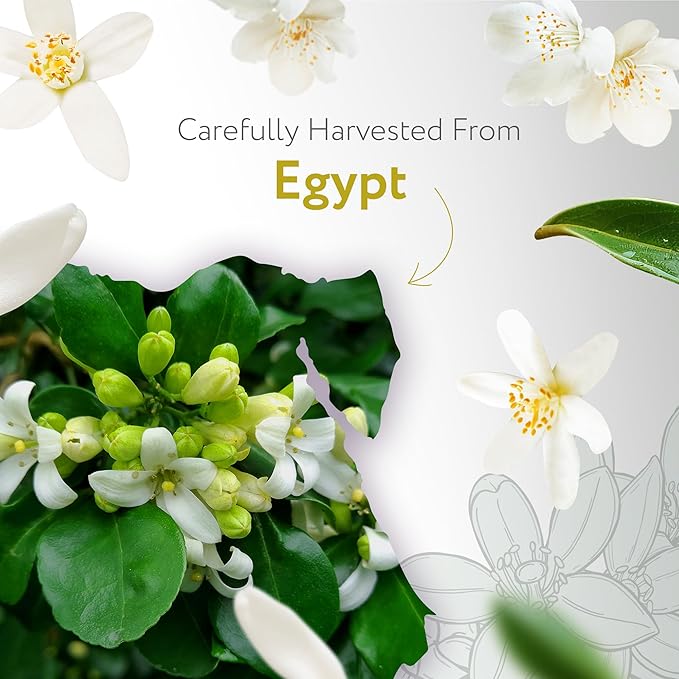 HBNO Organic Neroli Essential Oil- 1/3 oz (10ml) Size - Ideal for Diffusers, Cleaning Agents