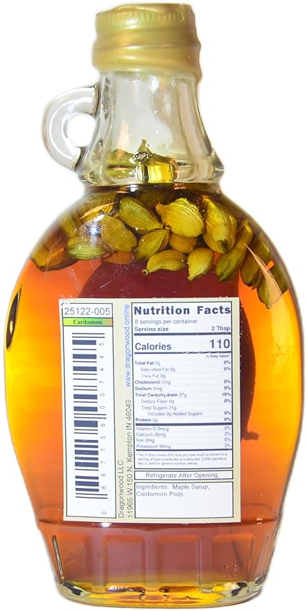 Cardamom Maple Syrup - For Pancakes and Waffles ??Made With Pure Maple Syrup And Cardamom Pods - By