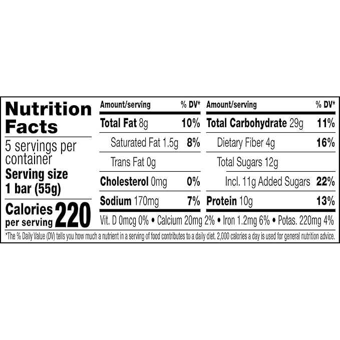 RXBAR Nut Butter and Oat Protein Bars, Protein Snacks, Snack Bars, Honey Cinnamon Peanut Butter (6