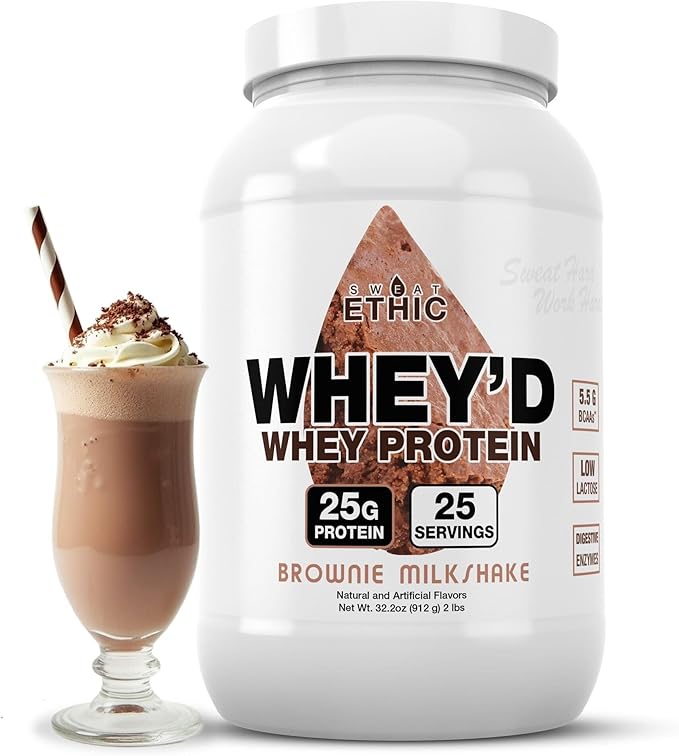 Whey'd Protein Powder, 25 G Whey Protein Blend with Concentrate, Isolate & Hydrolysate, Low Lactose