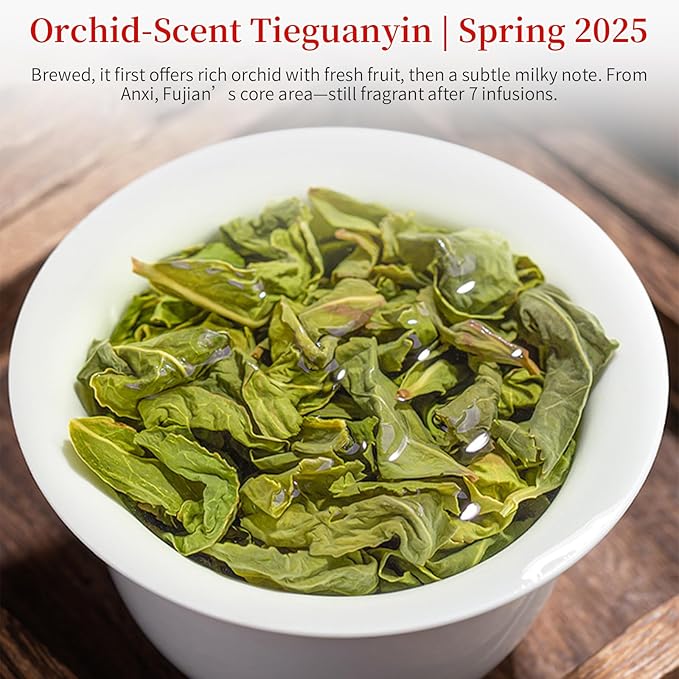CHADUODUO Tie Guan Yin Oolong Tea Loose Leaf High Mountain Iron Goddess Of Mercy Tea Fujian Anxi