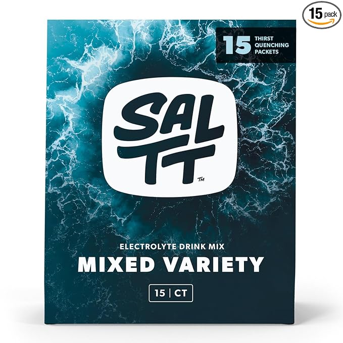 Keto Chow SALTT Electrolytes Powder Packets, All Things Mixed Variety Pack (15 Packets)