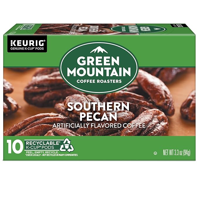 Green Mountain Coffee Roasters Southern Pecan Keurig Single-Serve K-Cup pods, Light Roast Coffee