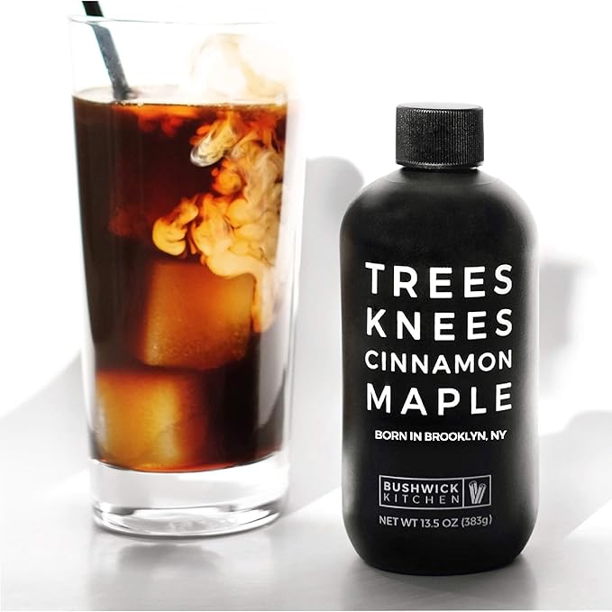 Trees Knees Cinnamon Maple, Organic Maple Syrup Infused with Cassia Cinnamon ,11.5 Ounce Bottle
