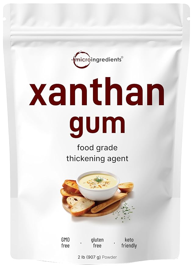 Xanthan Gum Powder, 2lb (32oz) | Premium Quality for Keto & Gluten-Free Baking | Unflavored