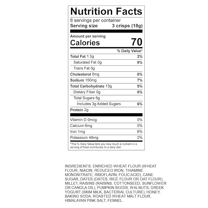 Kii Naturals Artisan Crisps, Healthy Snack Crackers for Cheese, Meats, Spreads, Charcuterie Board