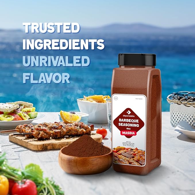 Dependable Food BBQ Spice Mix - 18 oz. Resealable Pouch - Non-GMO, Kosher – Perfect Blend for