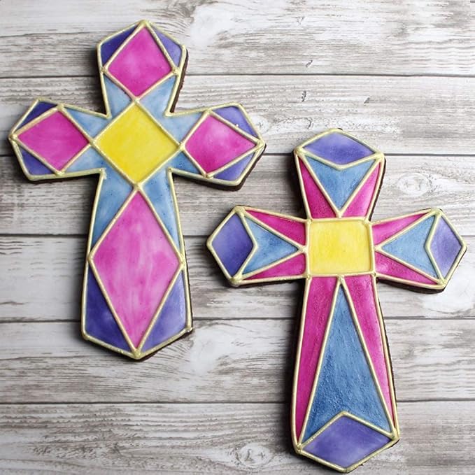 Ann Clark Cookie Cutters Cross Cookie Cutters 3-Pc. Set Made in USA, Holy Cross, Extra Large Cross