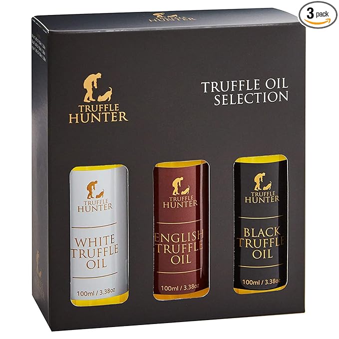TruffleHunter - English, Black & White Truffle Oil Set