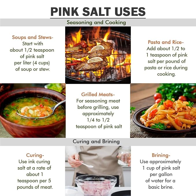 Pride Of India - Pure Himalayan Pink Salt - Enriched w/ 84+ Natural Minerals, Fine Grind Dual