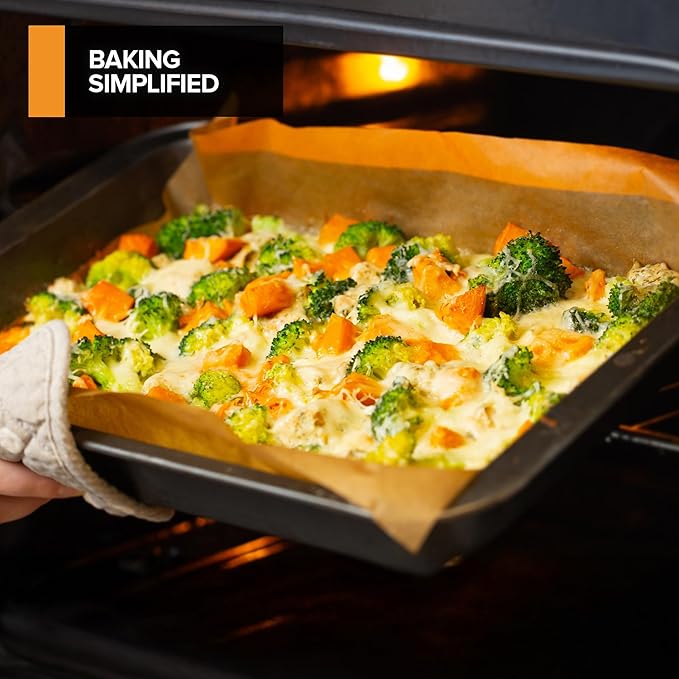 Stock Your Home 150 Ct Unbleached Parchment Paper Sheets, Pop Up Parchment Paper Sheets for Baking