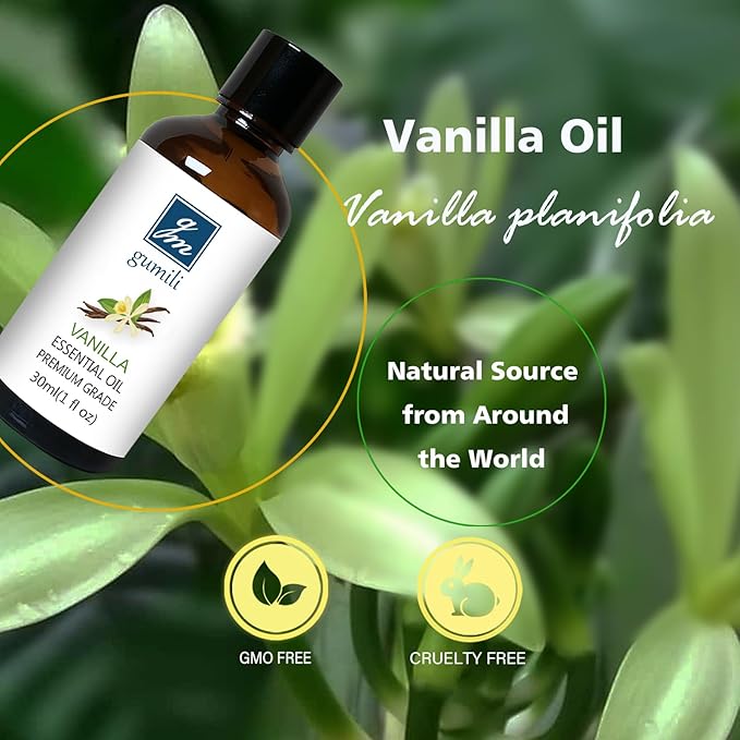 Vanilla Essential Oil ??1 Oz Vanilla Oil for Skin & Diffuser | Home Fragrance Oil for Body, Lotion