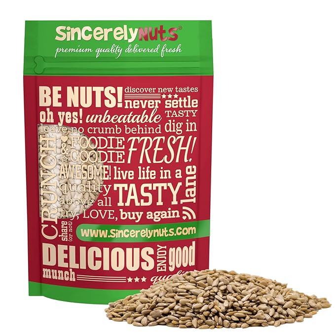 Sincerely Nuts Sunflower Seed Kernels Raw (No Shell) (1lb bag) | Delicious Antioxidant Rich Snack |