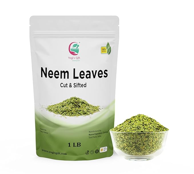 Neem Leaf 1 lb (454 grams) | 100% Natural Tea | Neem Leaves Cut and Sifted | Azadirachta Indica