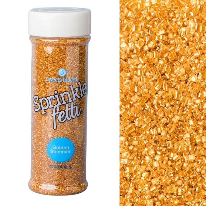 Sweets Indeed Sprinkles, Edible Sprinkle Sugar Mix, Perfect for Cake Decorations, Baking, Ice